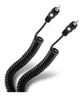 Cable Auxiliar Macho Espiral Plug A Plug 3.5mm 2.1m
