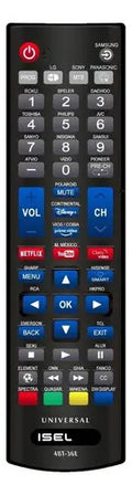 Control Universal Pantallas Smart Tv Y Normal 36 En 1