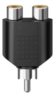 Divisor Adaptador De 2 Jacks Rca A Plug Rca Steren 251-010