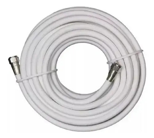 Cable Coaxial Rg6 05 Metros Armado Con Conectores Rg6 P / Tv