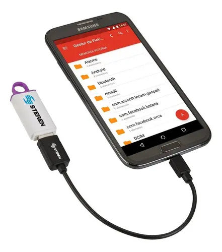 Cable Otg Para Celulares Tablet P/ Leer Memoria Usb/ Usb-455