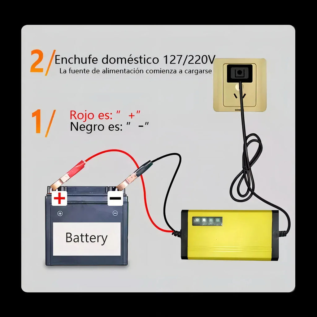Cargador De Baterias Para Carritos Electricos 12v Y 6v