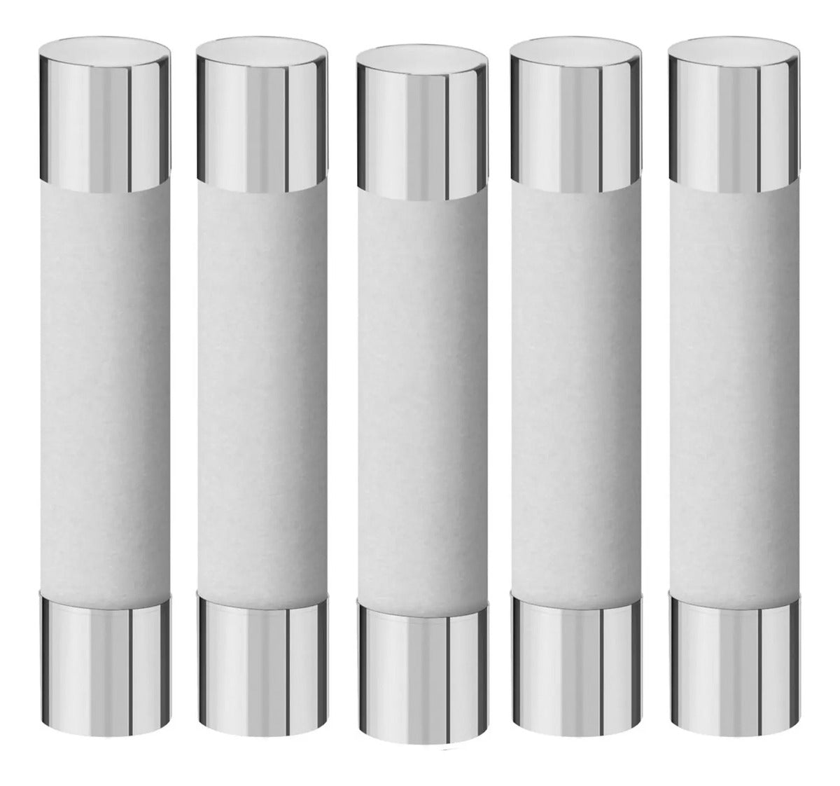 5 Fusibles Repuesto Ceramico Tipo Americano 15 Amper 250vac