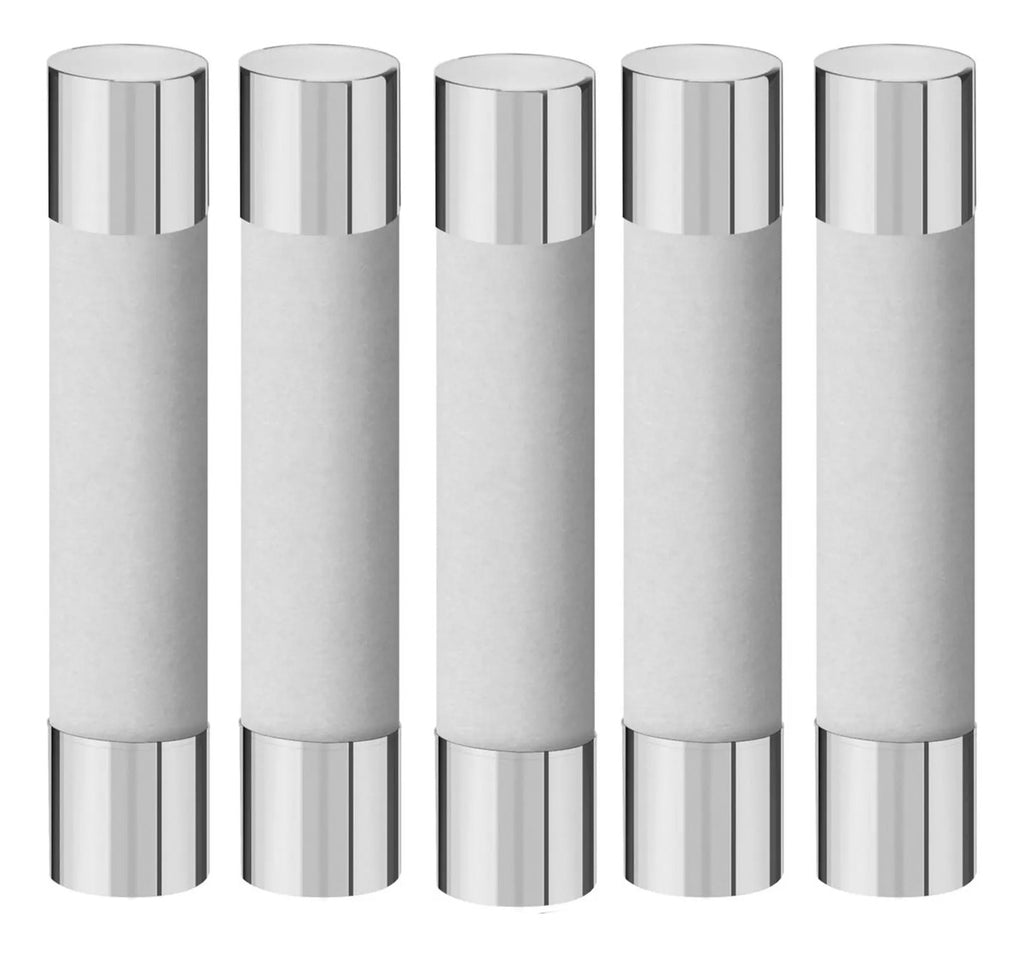 5 Fusibles Repuesto Ceramico Tipo Americano 15 Amper 250vac