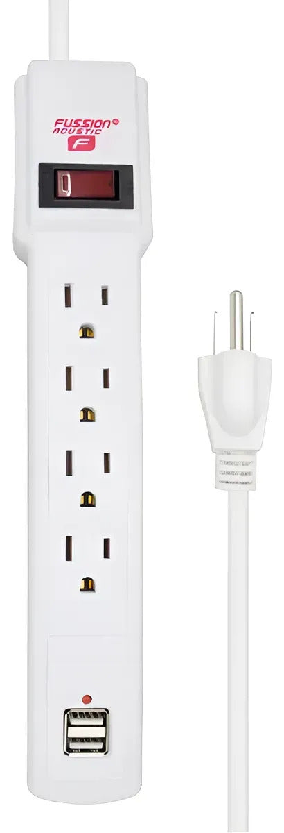2pz Barra Multicontactos Aterrizada Con 2 Puertos Usb