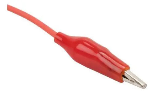 Juego De 10 Cables De 26 Cm Con Caimanes Chicos Cai-201