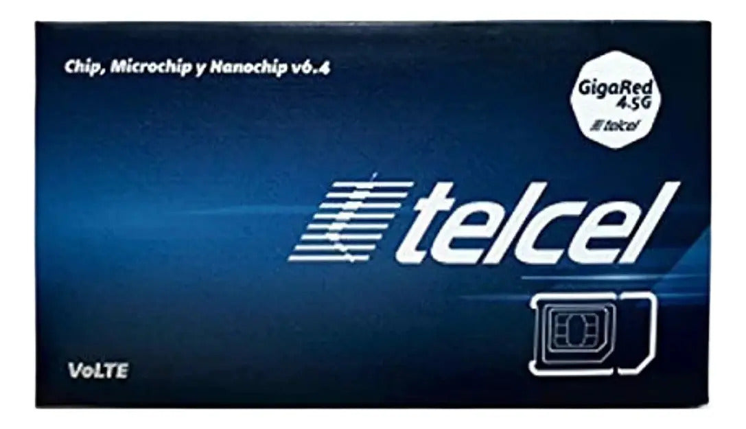 Chip Microchip Telcel 3g 4g Lte Para Celular Lada Monterrey