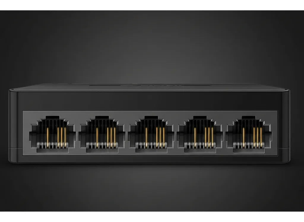 Switch Fast Ethernet De 5 Puertos 10/100mbps Steren Swi-005