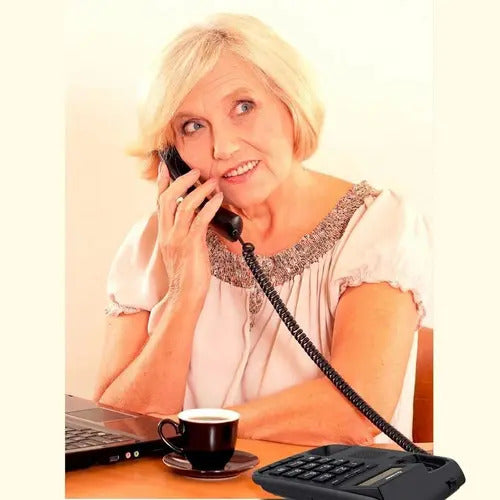 Teléfono Alambrico Steren Teclas Grandes Adulto Mayortel-225
