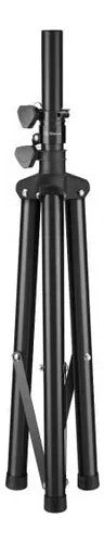 Pedestal Tripie De 3 Posiciones Para Bafles Bocinas Baf-145