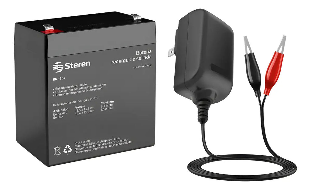 Cargador + Batería 12v 4ah Para Carritos Electricos