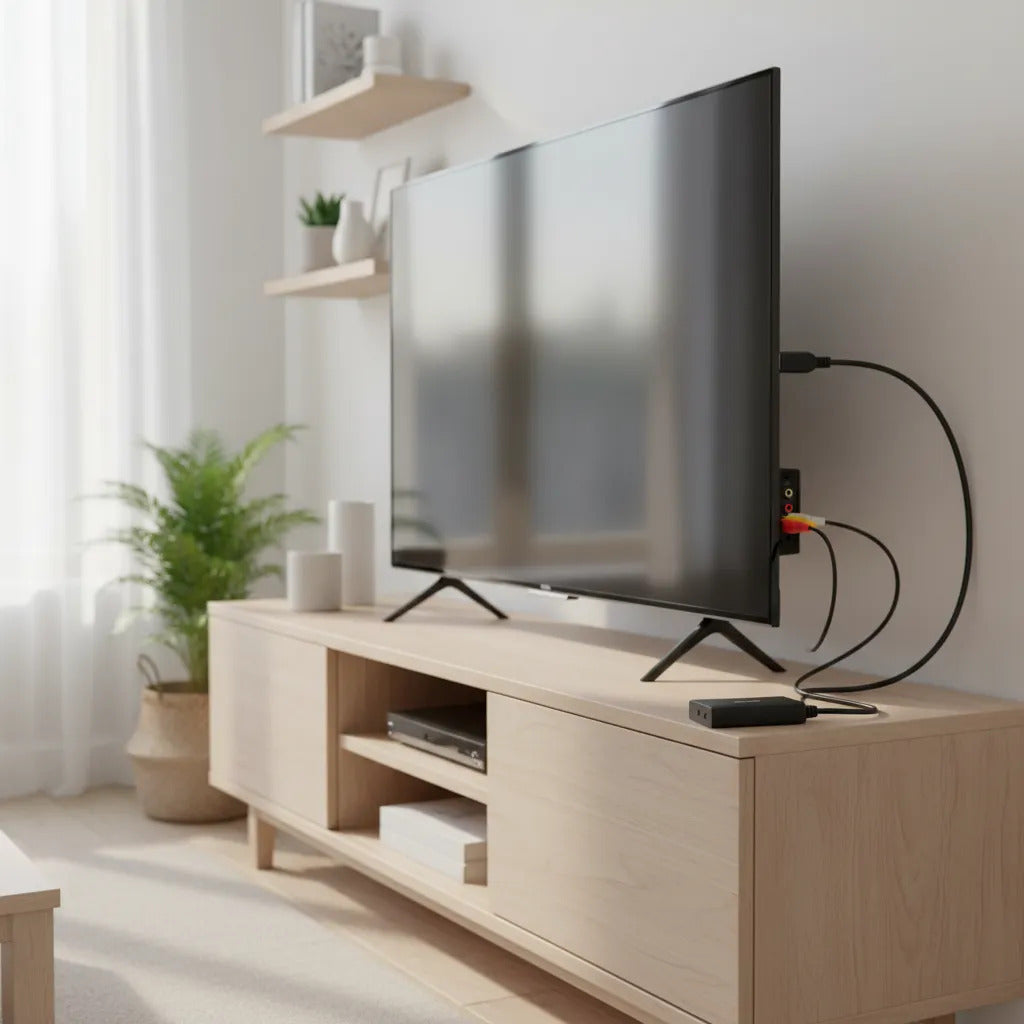 Nuevo Convertidor Hdmi A Rca Audio Video 208-140