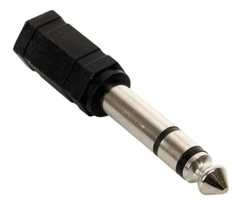 Adaptador De Jack 3,5 Mm A Plug 6,3 Mm Estéreo 251-160steren