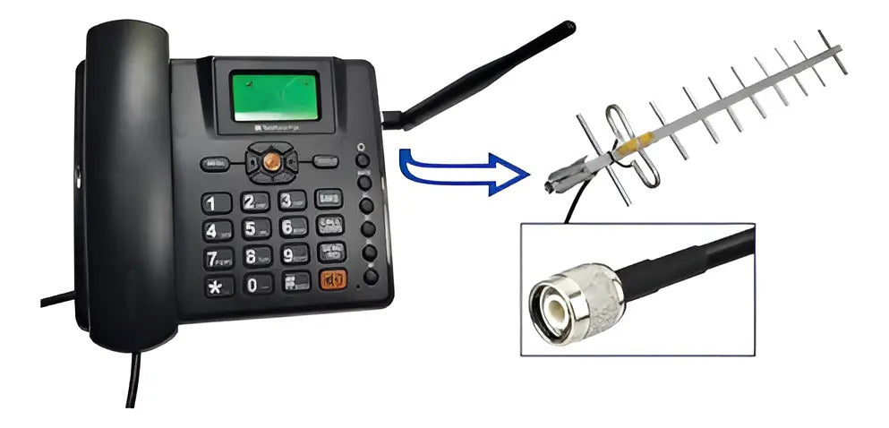 Telefono Rural Remplaza A Huaw F317 Para Ranchos +ant 20 Mts