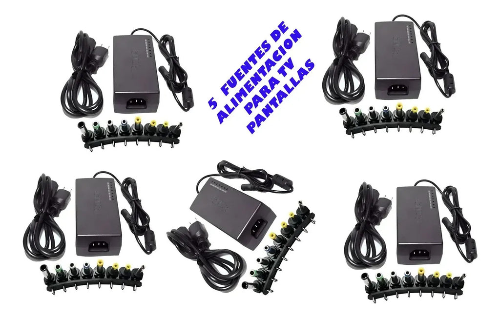 5pz Cargador Eliminador De Corriente Para Pantalla Tv LG 19v