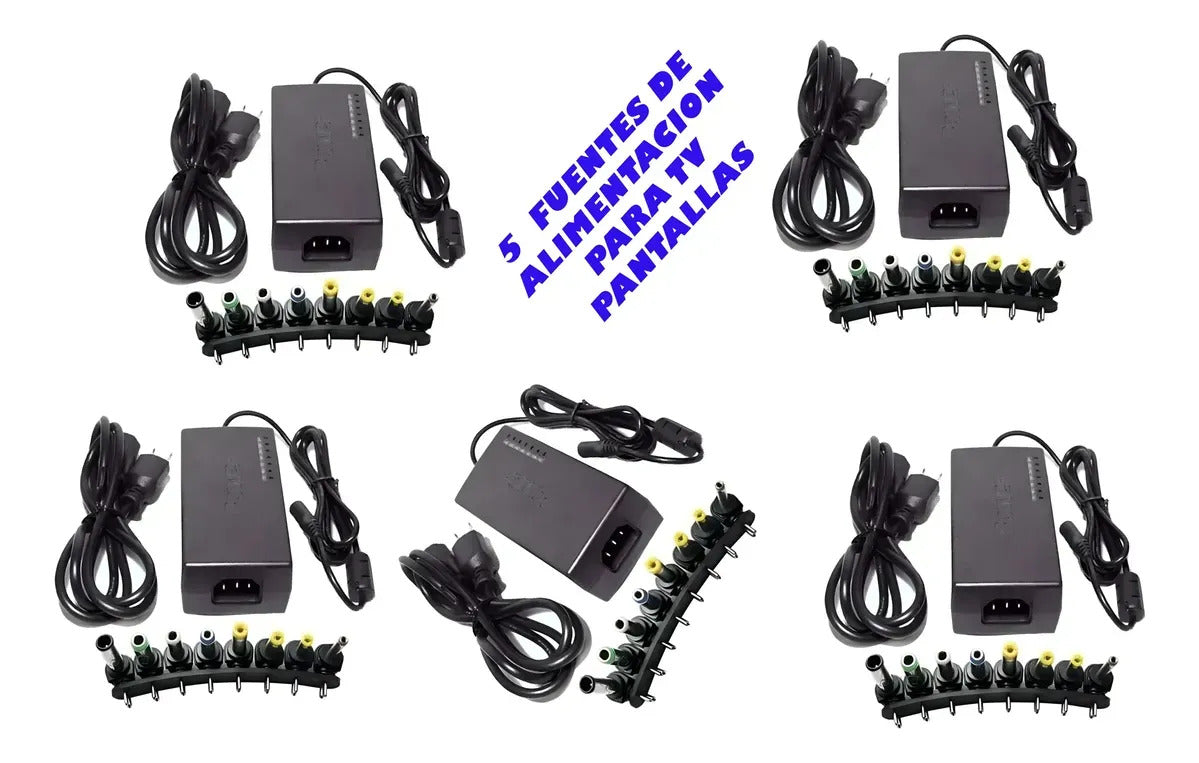 5pz Cargador Eliminador De Corriente Para Pantalla Tv LG 19v