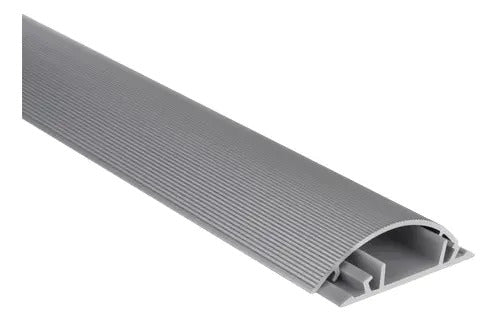 Canaleta De Aluminio Para Piso Cubre Cables Long=1mt 370-600