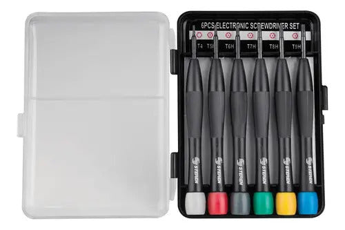 Juego De 6 Desarmadores Tipo Torx De Seguridad Para Reloj