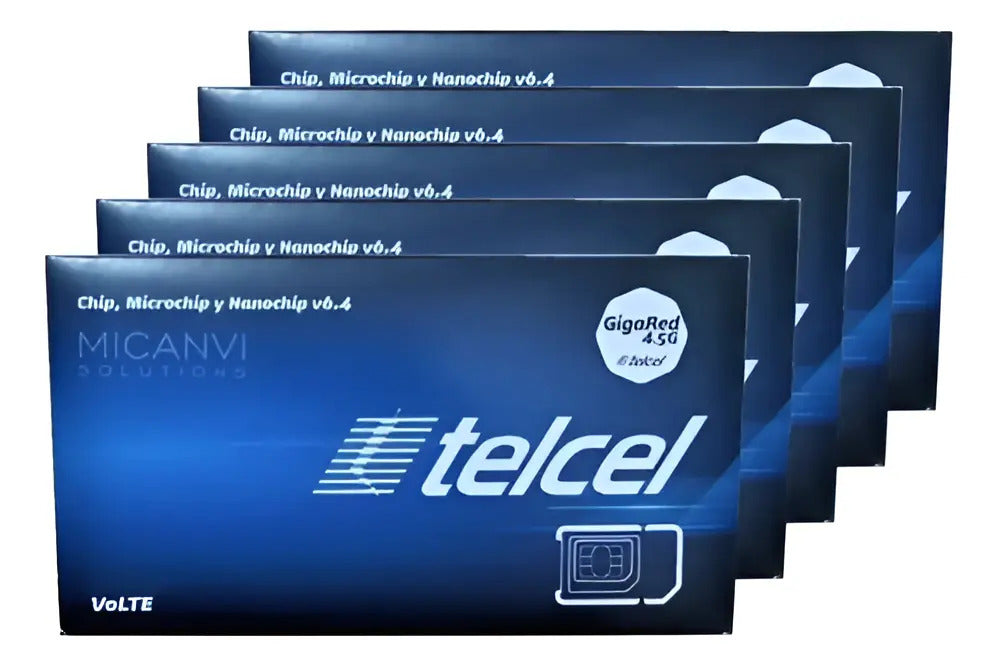 5pz Chip Telcel Lada San Luis Potosi 444