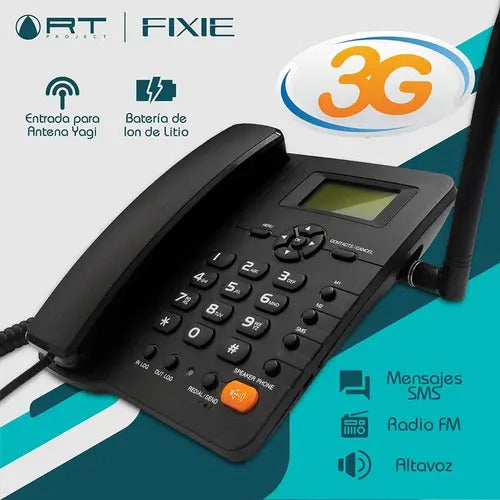Telefono Rural Remplaza A Huawei F317 +antena 40elem Cab15mt