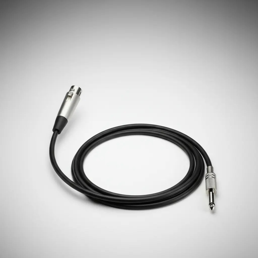 Cable Micrófono Jack Cannon A Plug 6.3mm Monoaural 6m Steren