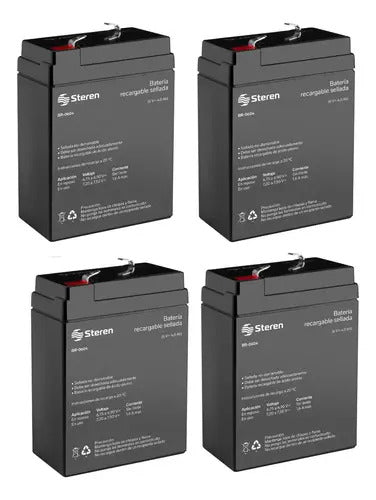 4pila Bateria Recargable 6v 4ah Para Bascula Torrey L-pcr-40