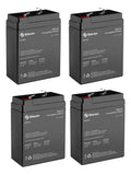 4pila Bateria Recargable 6v 4ah Para Bascula Torrey L-pcr-40