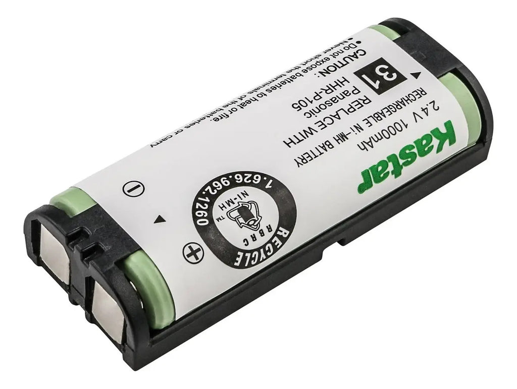 Kastar Hhr-p105 Batería Ni-mh 2.4v 1ah Inalámbrica