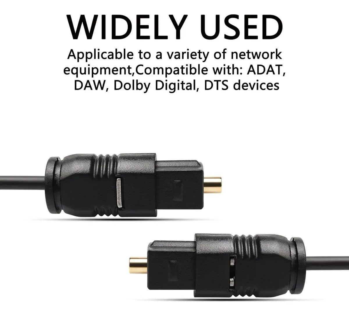 10pz Cable Fibra Óptica 10 Mts Audio Digital P/ Teatro Y Tv
