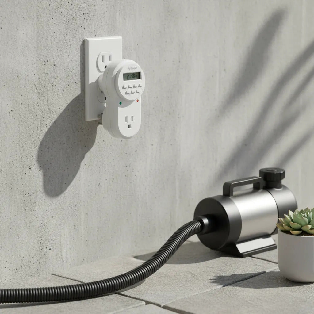 8pz Temporizador Digital Para Bombas De Agua De 1 Y 1/2 Hp
