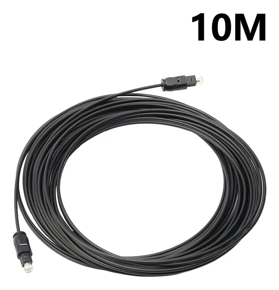 Cable De Fibra Óptica 10 Metros Audio Digital P/ Teatro Y Tv