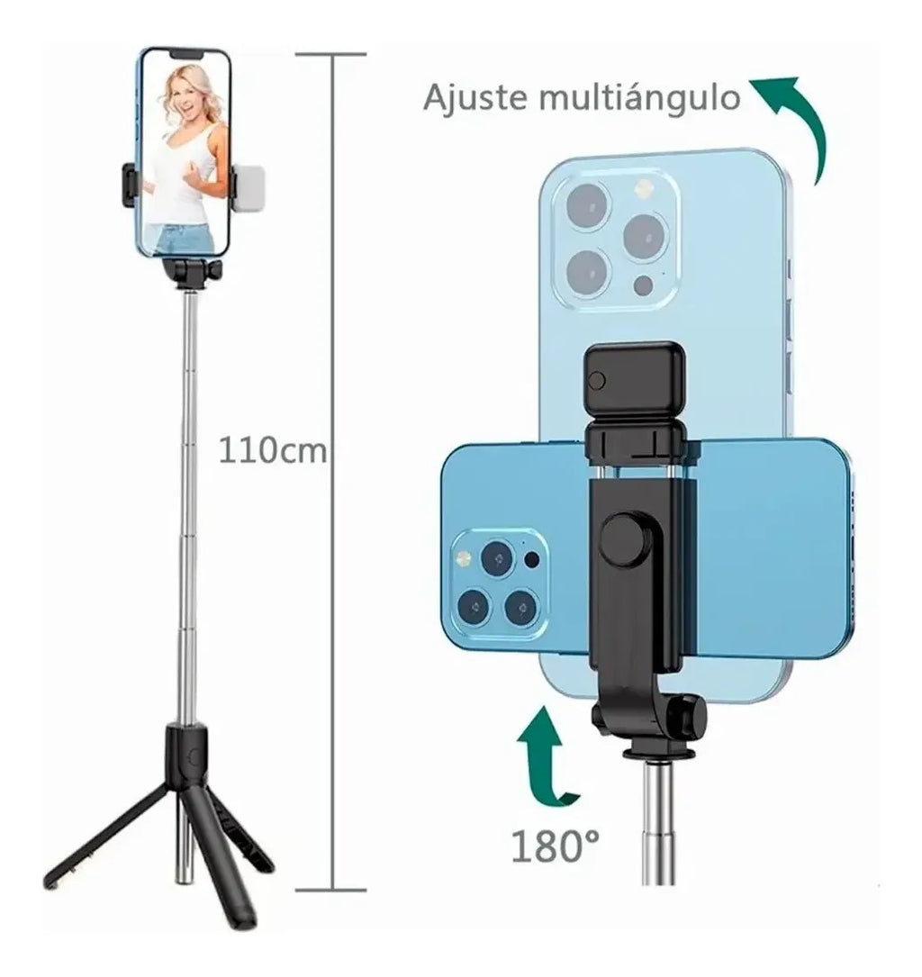 Selfie Stick Bluetooth Tripié Para Celular Trípode 3 En 1