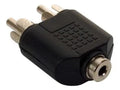 Adaptador De 2 Plugs Rca A Jack 3.5 Mm Estereo 251-032