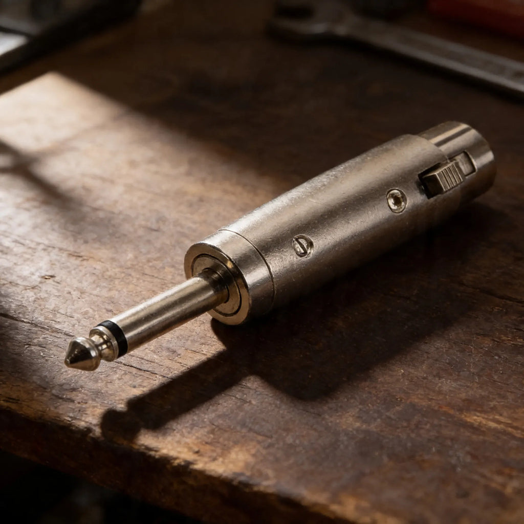 Adaptador De Plug 6.3 Mm A Jack Cannon Monoaural 251-330