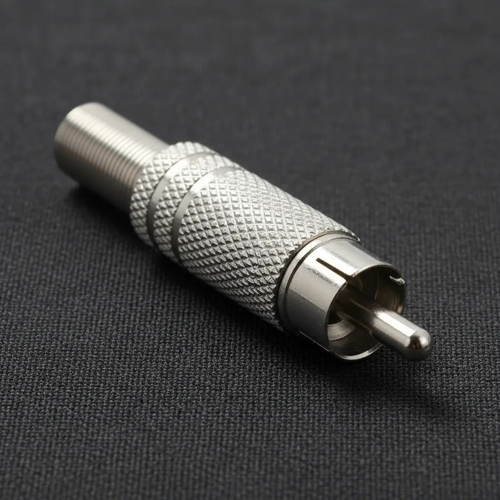 Rca Plug Rca Metalico Soldable Steren 250-180