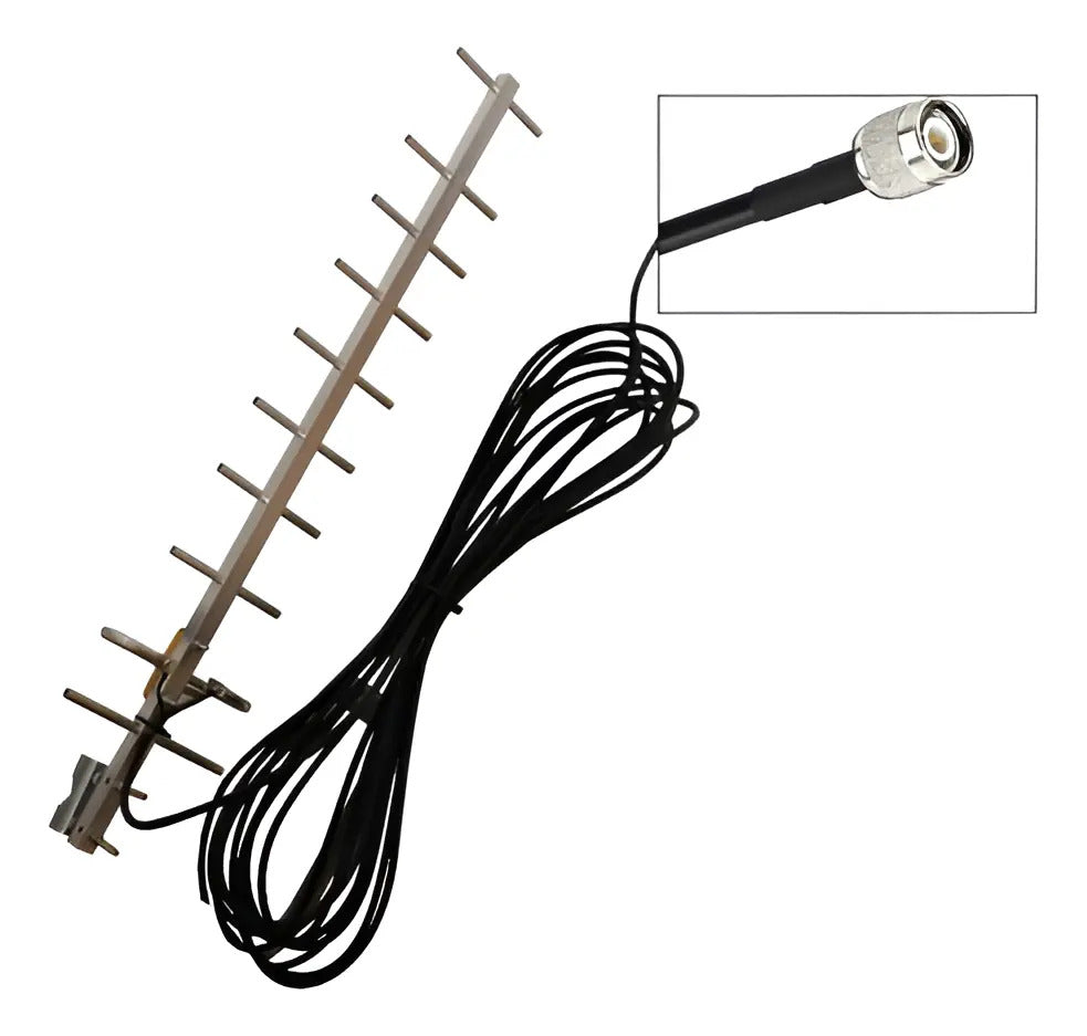 Antena Yagi Para Telefono Rural Telcel Huawei F317 Cable10mt