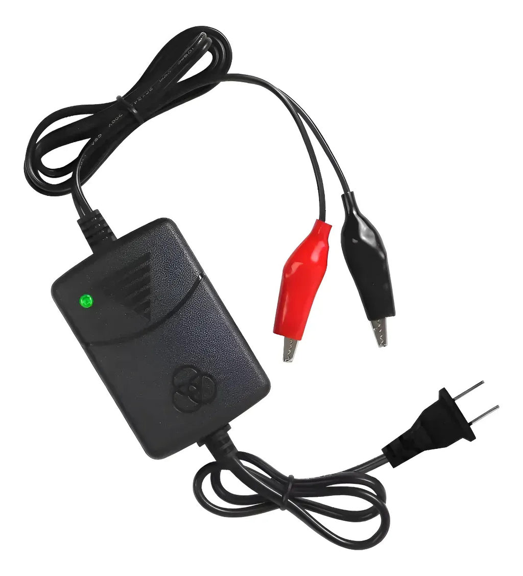 Cargador 12v 1300ma Para Batería De Carritos Electricos