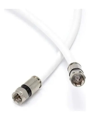 Cable Coaxial Rg6 05 Metros Armado Con Conectores Rg6 P / Tv