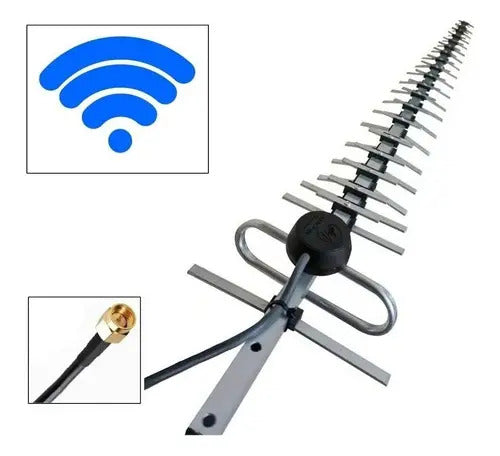 Antena 40 Elementos Yagi Para Modem Router 3g 4g Huawei B310