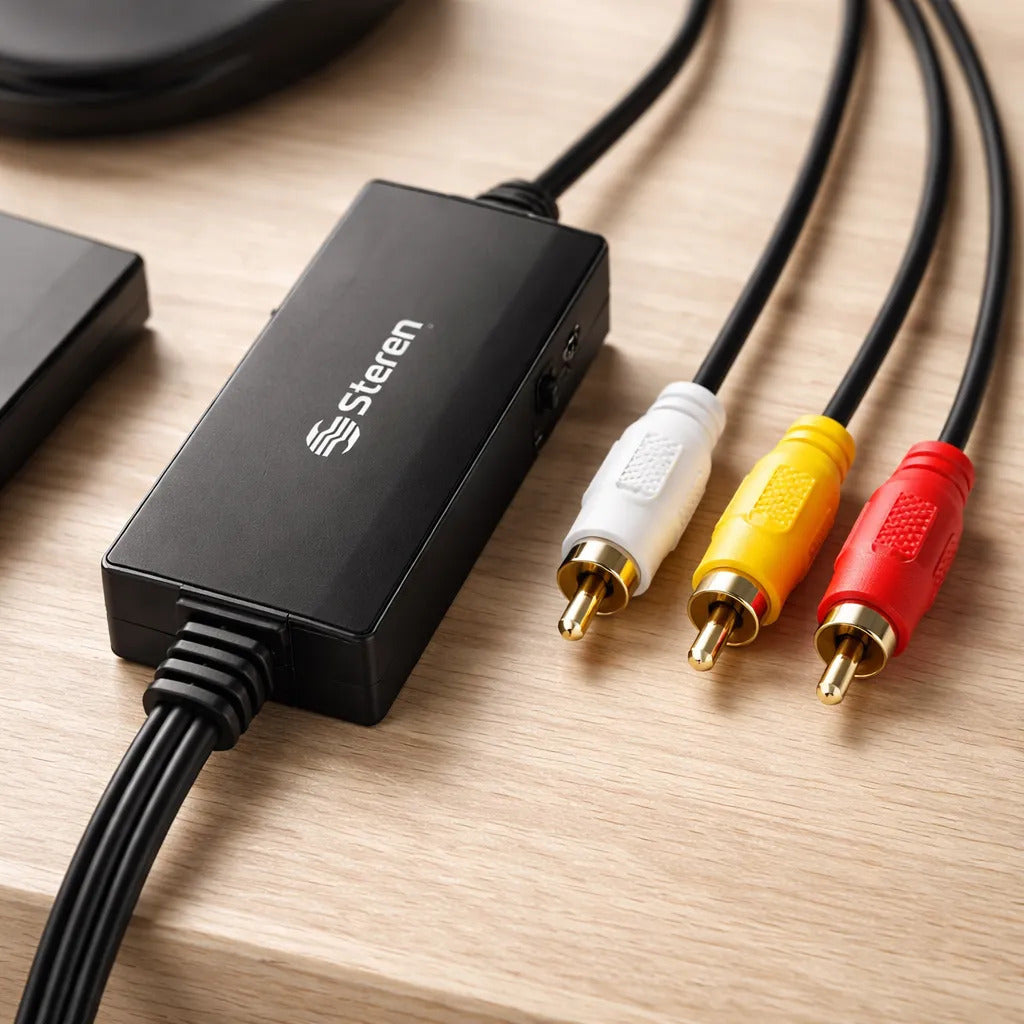 Nuevo Convertidor Hdmi A Rca Audio Video 208-140