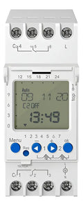 Temporizador Timer Industrial 2 Canales Para Calefaccion Luz