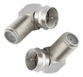 2pz Adaptador En L Tipo F Jack A Plug 200-046