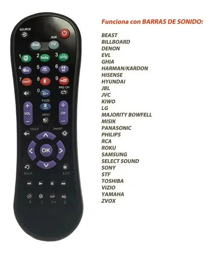 Control Remoto Universal P/ Barra De Sonido Samsung Soundbar