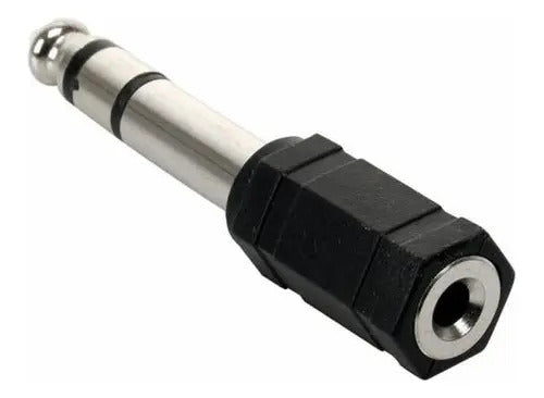 Adaptador De Jack 3,5 Mm A Plug 6,3 Mm Estéreo 251-160steren