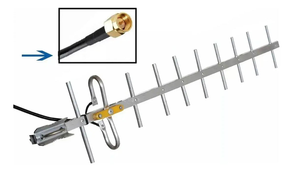 Modem Rt Wifi Internet 4g + Chip Y Antena Yagi 20mts Blanco