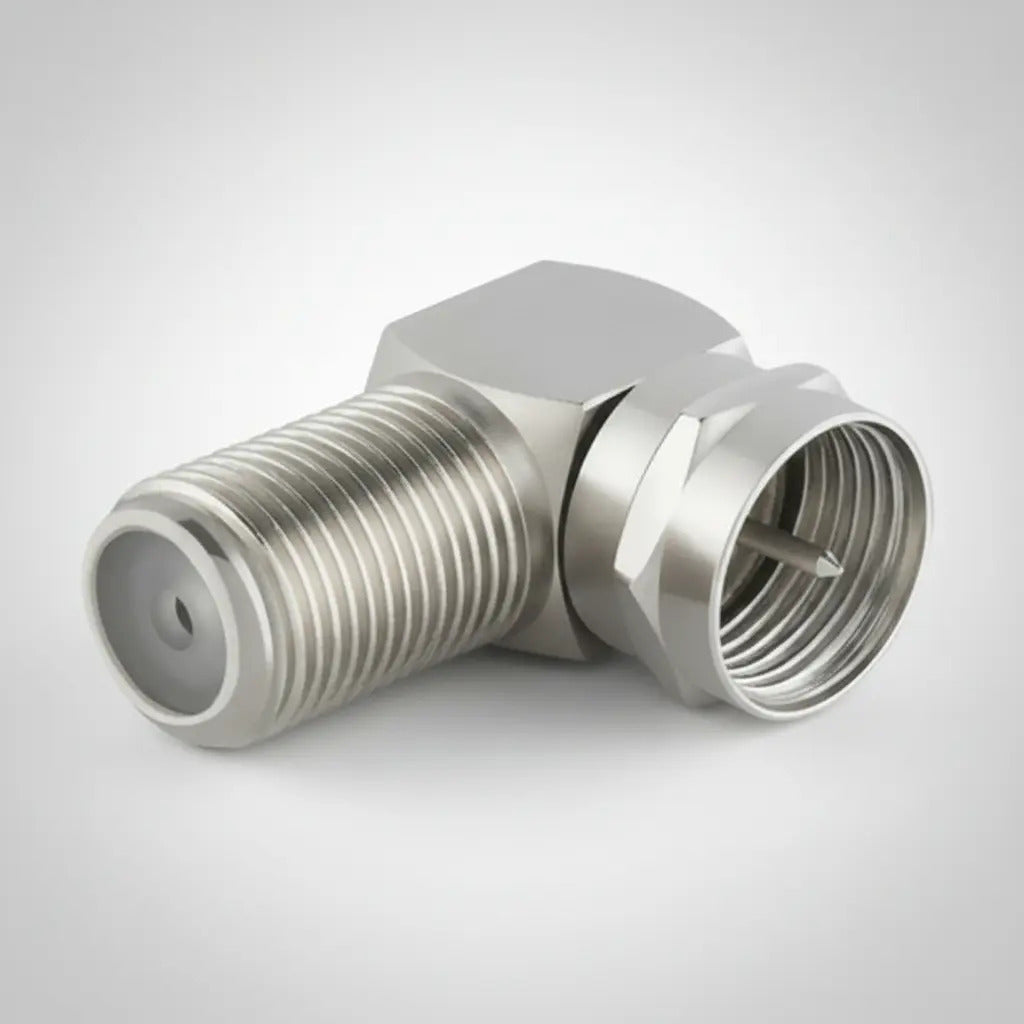 Conector Tipo F 90° Coaxial Hembra-macho Steren 200-046