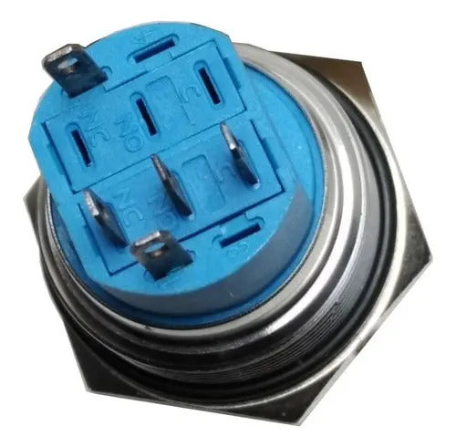 Switch De Retencion Con Contacto Nc/na E Iluminacion Verde