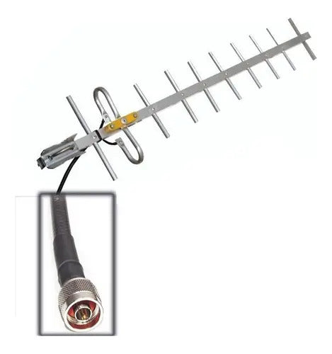 Antena Yagi Para Telefono Rural Telcel Amplificador De Señal
