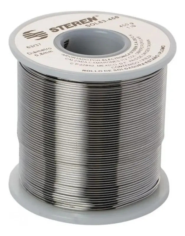 Rollo De 450 Gramos Soldadura Aleacion Estaño/plomo (60/40)