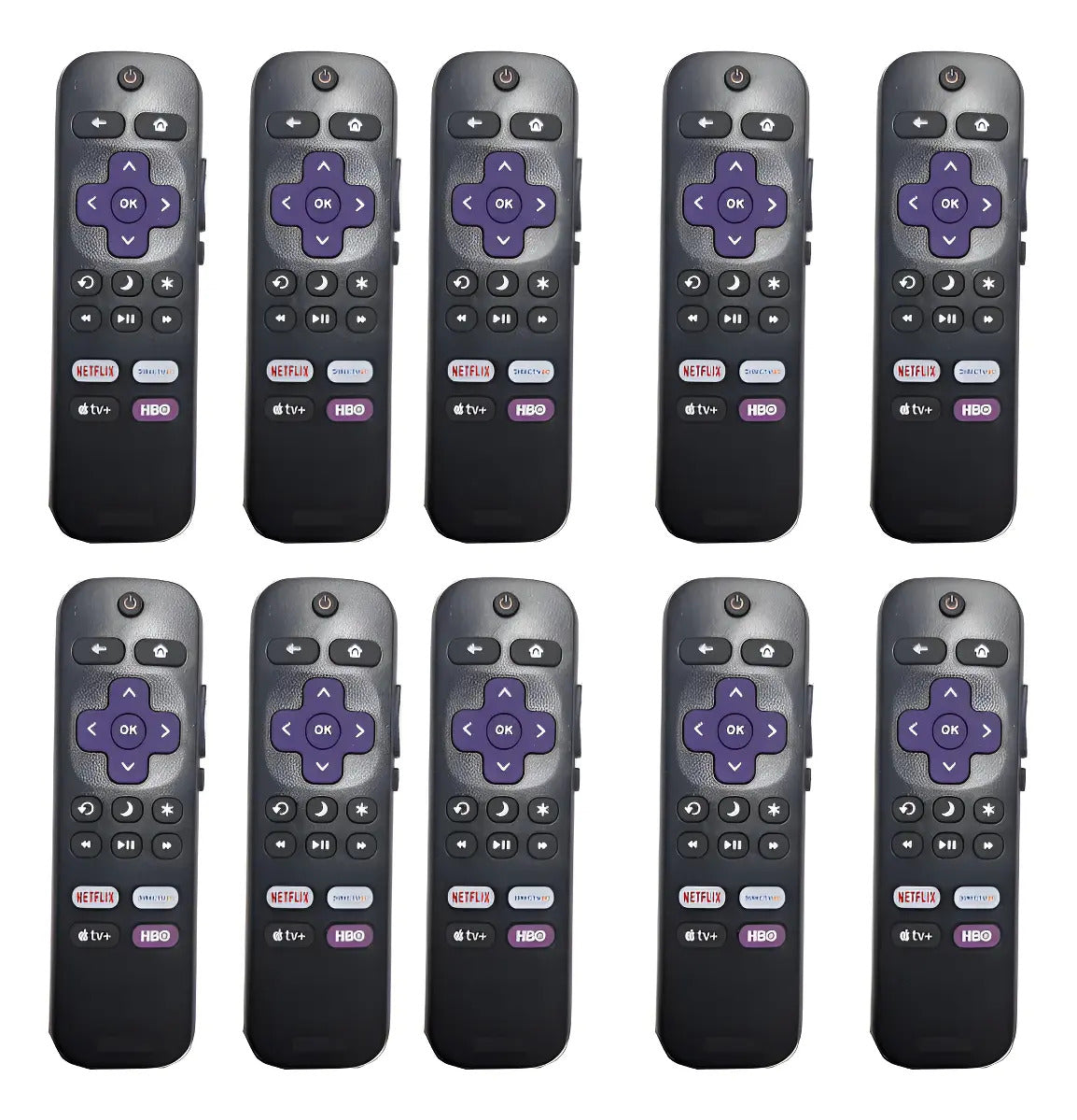 10control Remoto Para Pantalla Tv Roku No Requiere Programar